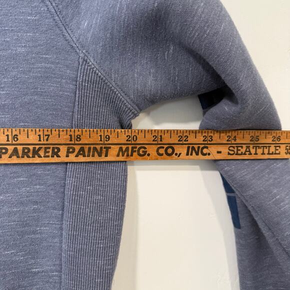 Carhartt Womens  Relaxed Fit Midweight Crewneck Block Logo Sweatshirt Blue Small - Picture 7 of 8